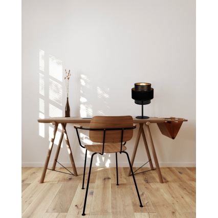 Stolna lampa NESS 1xE27/60W/230V crna