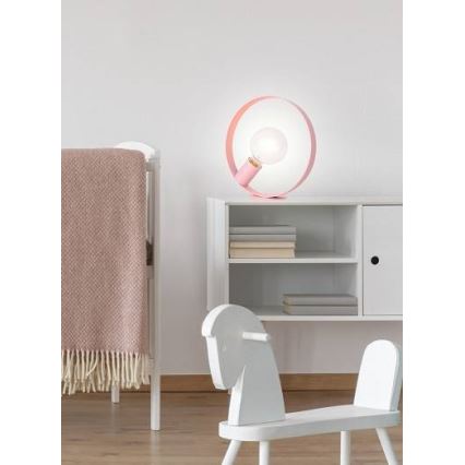 Stolna lampa NEXO 1xE27/40W/230V ružičasta