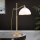 Stolna lampa OLD LAMP 1xE27/40W/230V 65 cm bijela/mesing