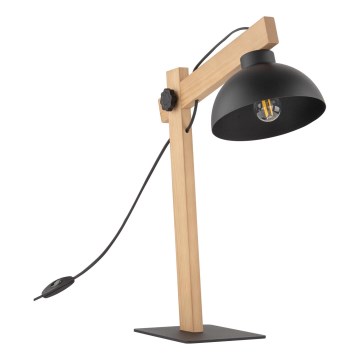 Stolna lampa OSLO 1xE27/15W/230V bor/crna