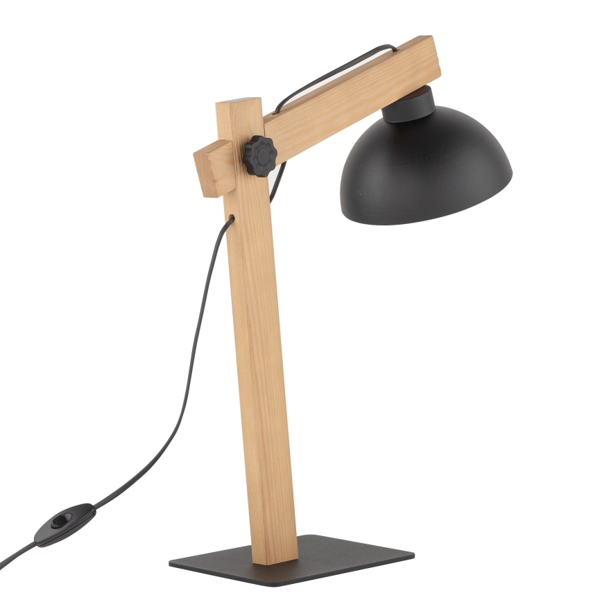 Stolna lampa OSLO 1xE27/15W/230V bor/crna