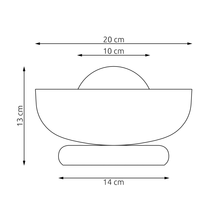 Stolna lampa OZZY 1xG9/8W/230V bež