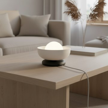 Stolna lampa OZZY 1xG9/8W/230V bijela