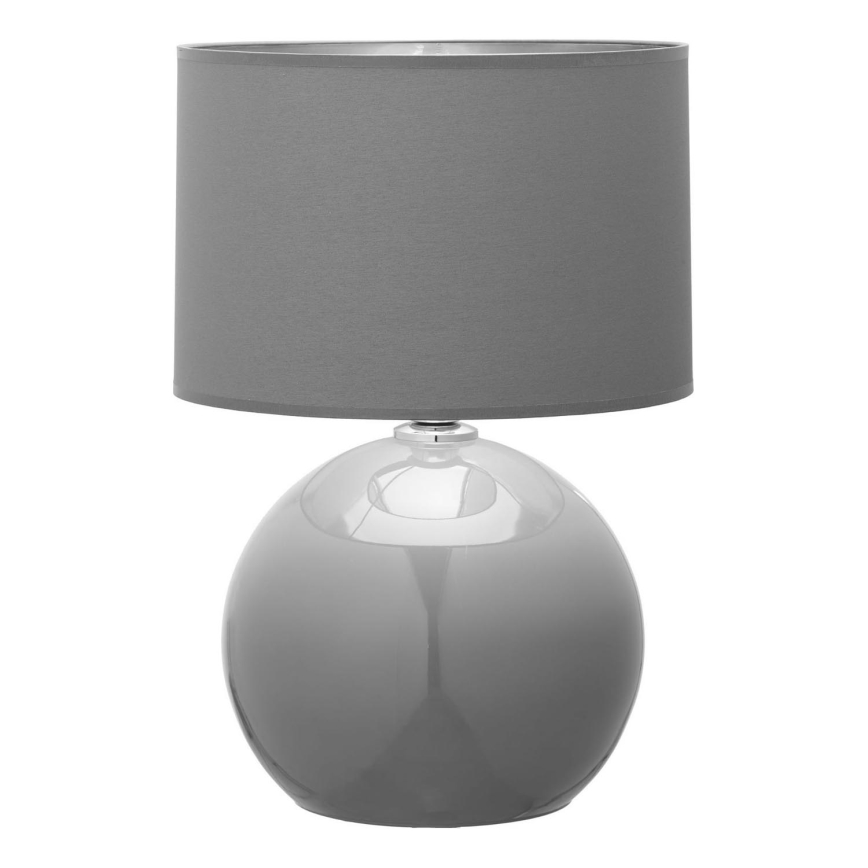 Stolna lampa PALLA 1xE27/15W/230V siva