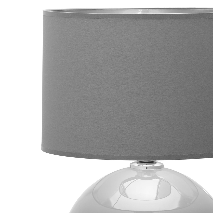 Stolna lampa PALLA 1xE27/15W/230V siva