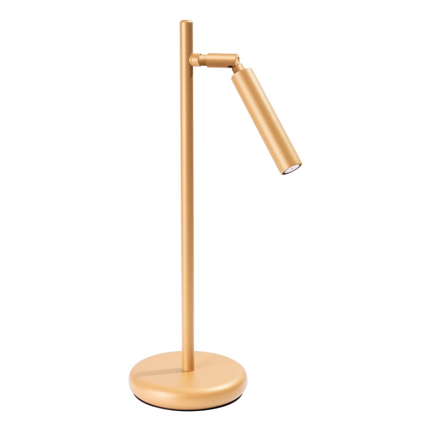 Stolna lampa PASTELO 1xG9/8W/230V zlatna