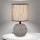 Stolna lampa PINIA 1xE14/25W/230V keramika bež/siva