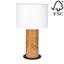 Stolna lampa PINO MIX 1xE27/40W/230V bor – FSC certificirano