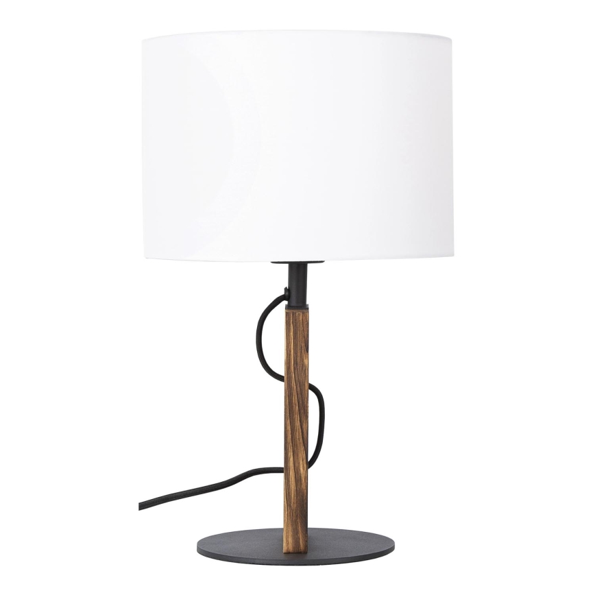 Stolna lampa PINUS 1xE27/40W/230V bijela/drvo