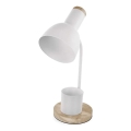 Stolna lampa POPPY 1xE27/25W/230V bijela