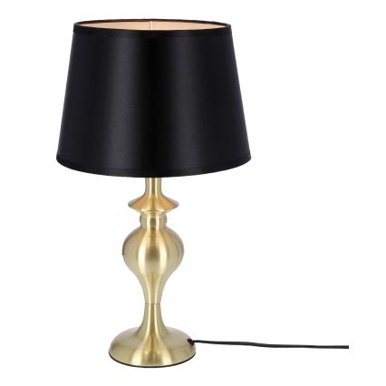 Stolna lampa PRIMA GOLD 1xE27/60W/230V crna/zlatna