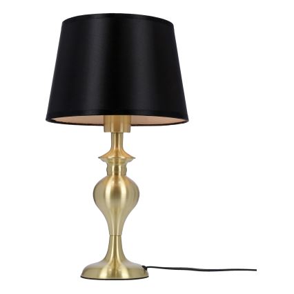 Stolna lampa PRIMA GOLD 1xE27/60W/230V crna/zlatna