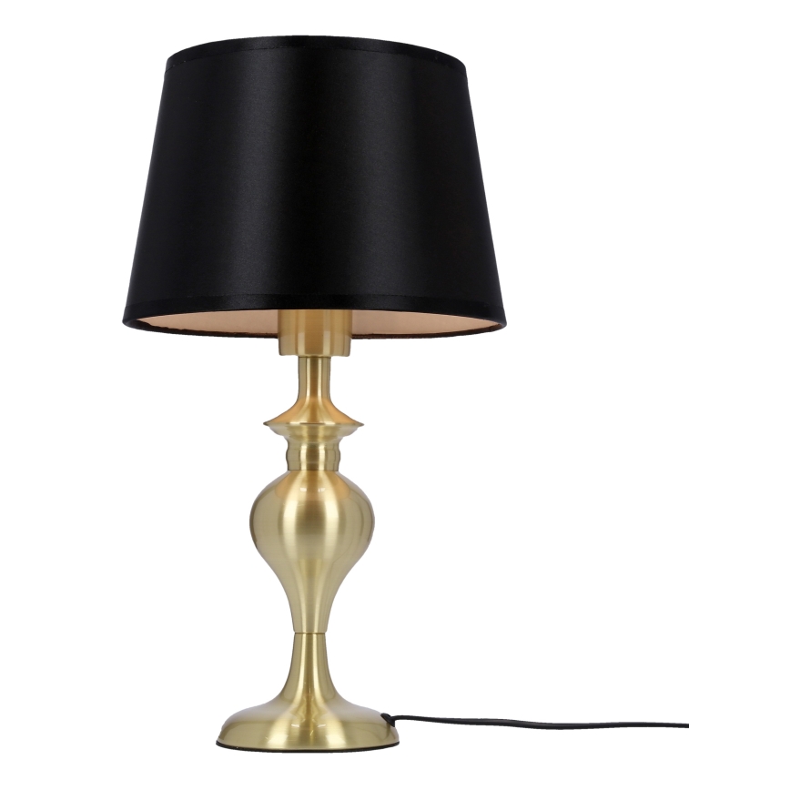 Stolna lampa PRIMA GOLD 1xE27/60W/230V crna/zlatna