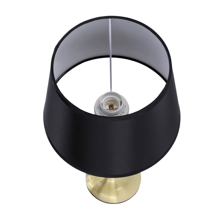 Stolna lampa PRIMA GOLD 1xE27/60W/230V crna/zlatna