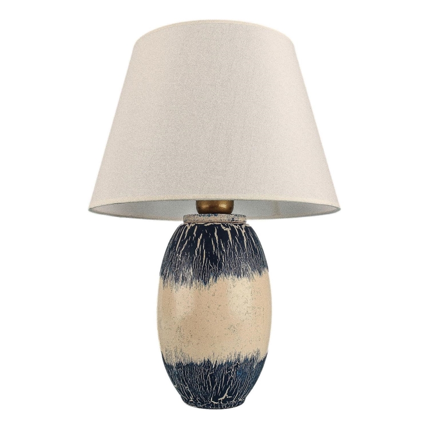 Stolna lampa RAMZES 1xE27/40W/230V bežna/plava