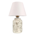 Stolna lampa RAMZES 1xE27/40W/230V bijela/bež