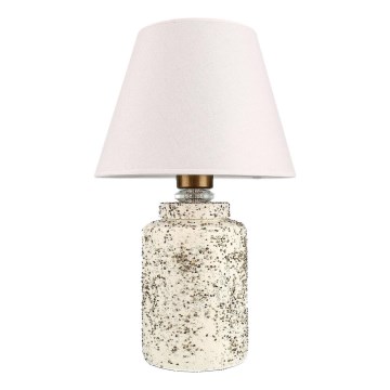 Stolna lampa RAMZES 1xE27/40W/230V bijela/bež