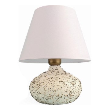 Stolna lampa RAMZES 1xE27/40W/230V bijela