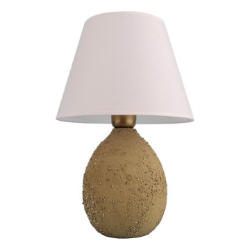 Stolna lampa RAMZES 1xE27/40W/230V bijela/smeđa