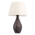 Stolna lampa RAMZES 1xE27/40W/230V bijela/smeđa