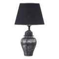 Stolna lampa RAMZES 1xE27/40W/230V crna/srebrna