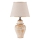 Stolna lampa RAMZES 1xE27/40W/230V kremasta/zlatna