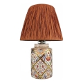 Stolna lampa RAMZES 1xE27/40W/230V rafija