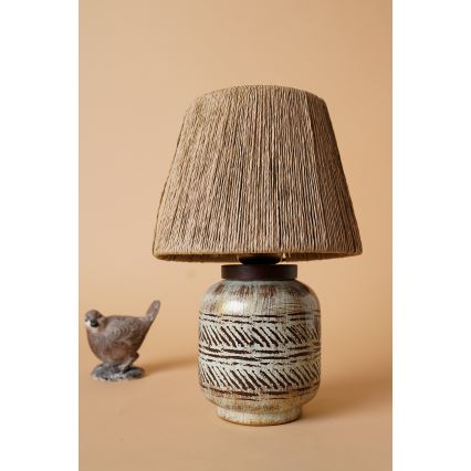 Stolna lampa RAMZES 1xE27/40W/230V smeđa