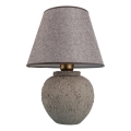 Stolna lampa RAMZES 1xE27/40W/230V smeđa