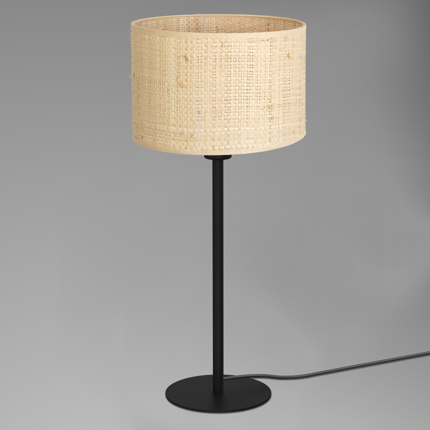 Stolna lampa RATTAN 1xE27/60W/230V pr. 25 cm ratan