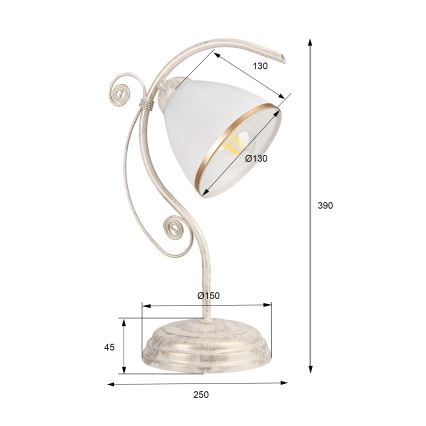 Stolna lampa RETRO II 1xE27/60W/230V