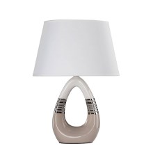 Stolna lampa ROMANO 1xE27/60W/230V bijela/bež
