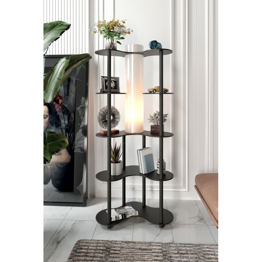 Stolna lampa s policama NOTO 1xE27/40W/230V crna