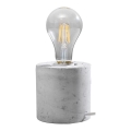 Stolna lampa SALGADO 1xE27/15W/230V beton