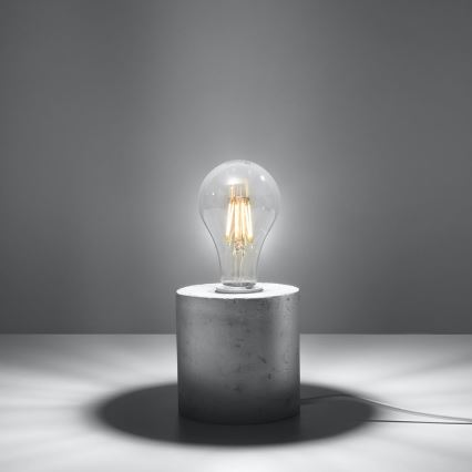 Stolna lampa SALGADO 1xE27/15W/230V beton