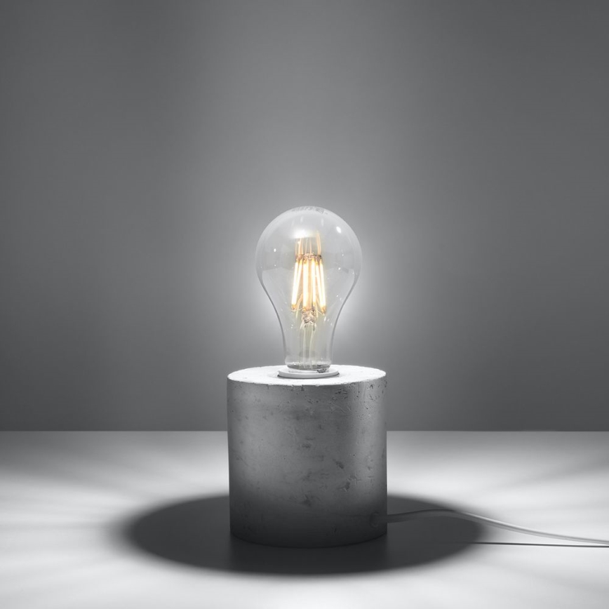 Stolna lampa SALGADO 1xE27/15W/230V beton