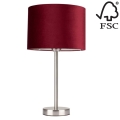 Stolna lampa SCARLETT 1xE27/40W/230V – FSC certificirano