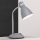 Stolna lampa SCHOOL 1xE27/40W/230V siva/matni krom