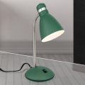 Stolna lampa SCHOOL 1xE27/40W/230V zelena/matni krom
