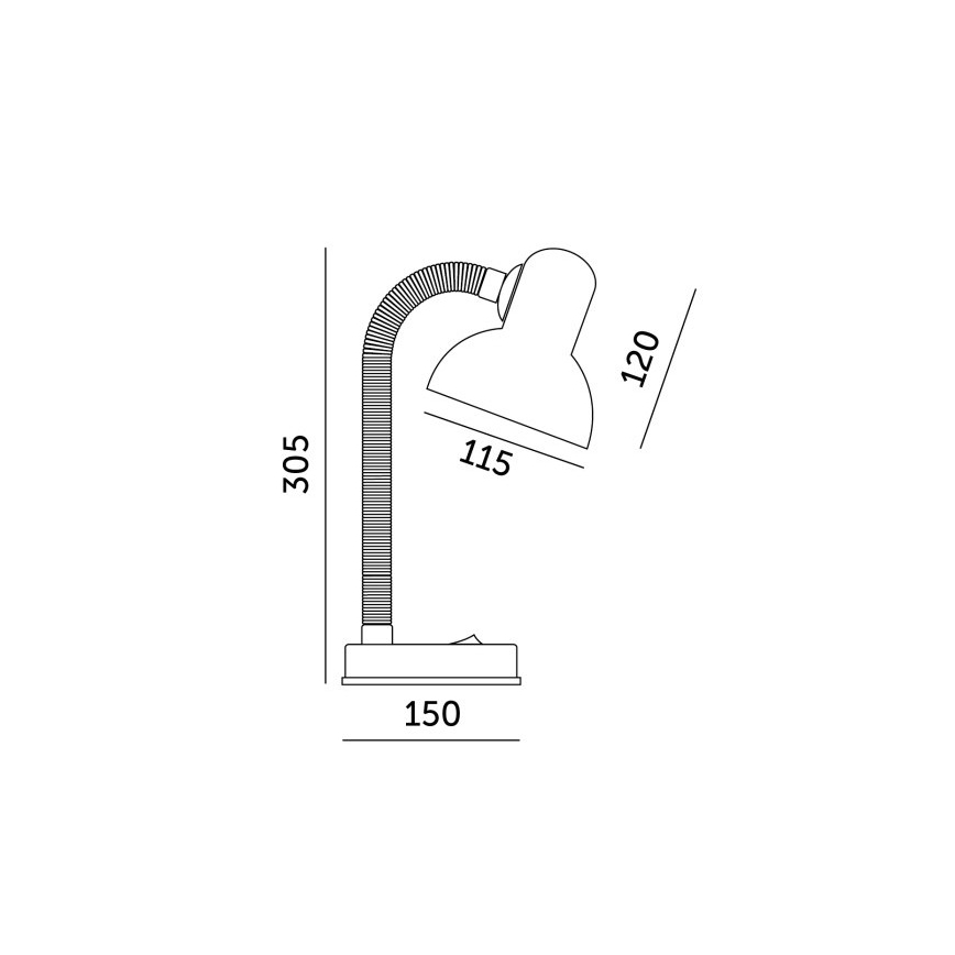 Stolna lampa SMIESZEK 1xE27/40W/230V ružičasta