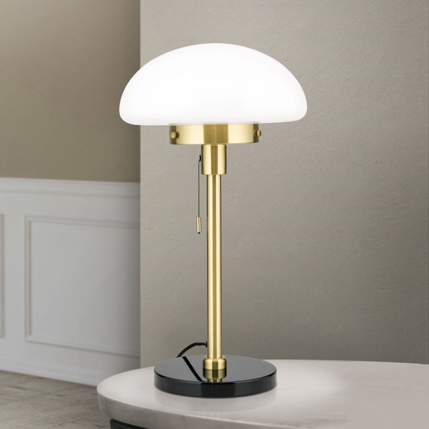 Stolna lampa SPARTA 1xE27/40W/230V zlatna/crna