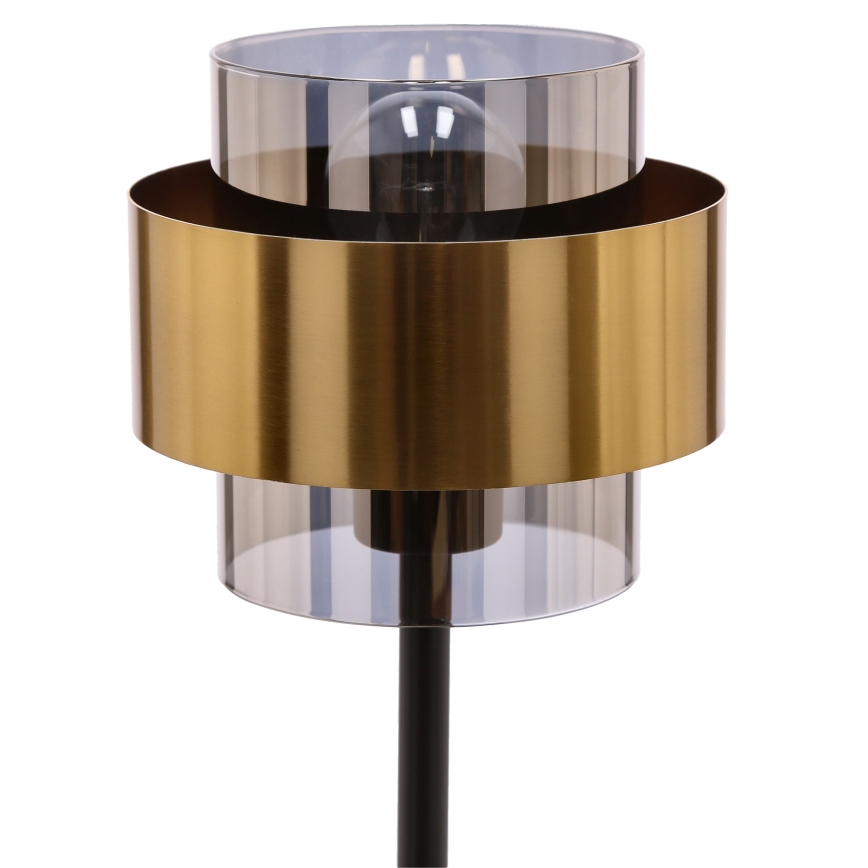 Stolna lampa SPIEGA 1xE27/60W/230V zlatna/crna