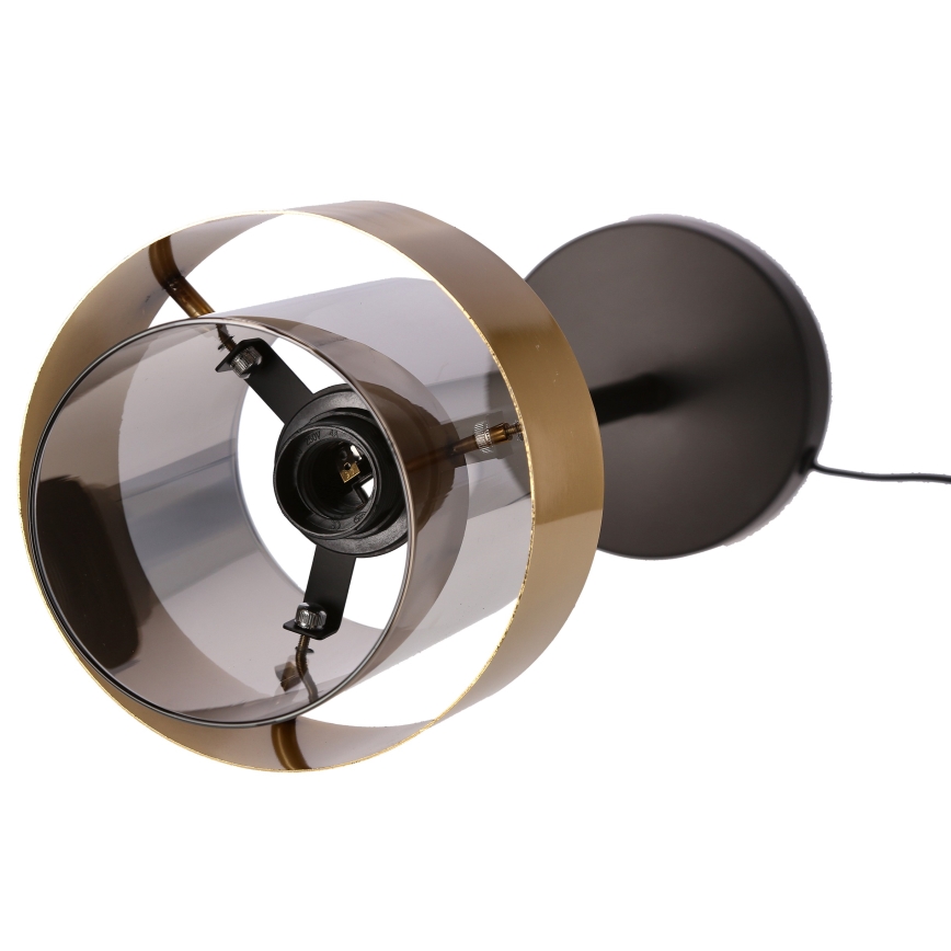 Stolna lampa SPIEGA 1xE27/60W/230V zlatna/crna