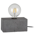 Stolna lampa STRONG DOUBLE 1xE27/25W/230V beton