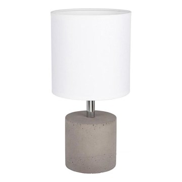 Stolna lampa STRONG ROUND 1xE27/25W/230V beton – FSC certificirano