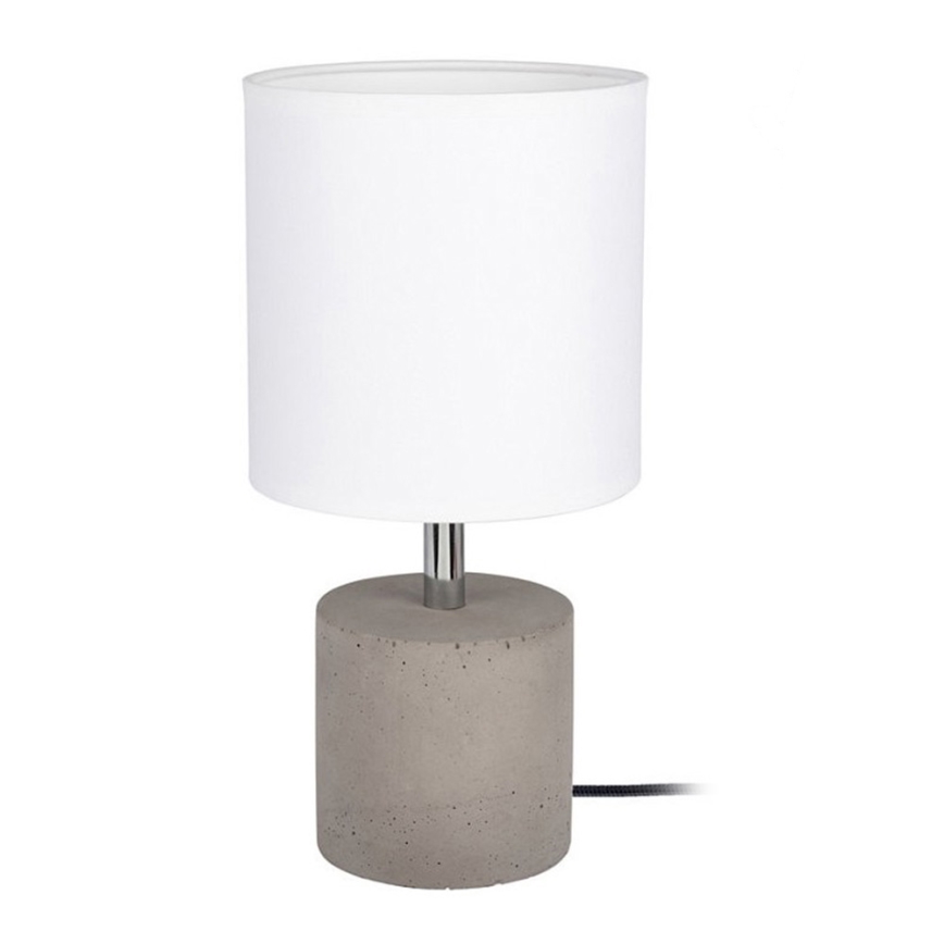 Stolna lampa STRONG ROUND 1xE27/25W/230V beton – FSC certificirano