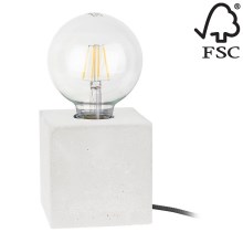 Stolna lampa STRONG SQUARE 1xE27/25W/230V – FSC certificirano