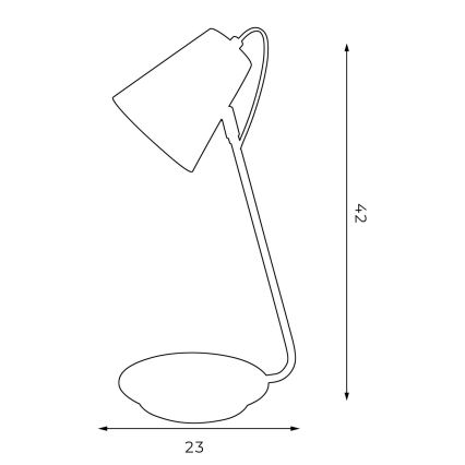 Stolna lampa TABLE LAMPS 1xE27/60W/230V