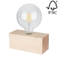 Stolna lampa THEO 1xE27/25W/230V – FSC certificirano