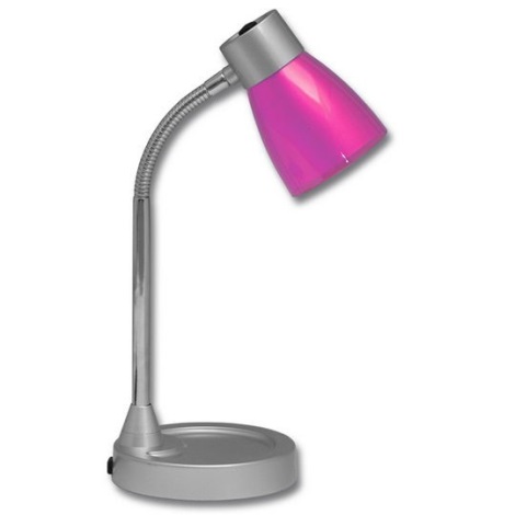 Stolna lampa TINA 1xE14/25W/230V ružičasta